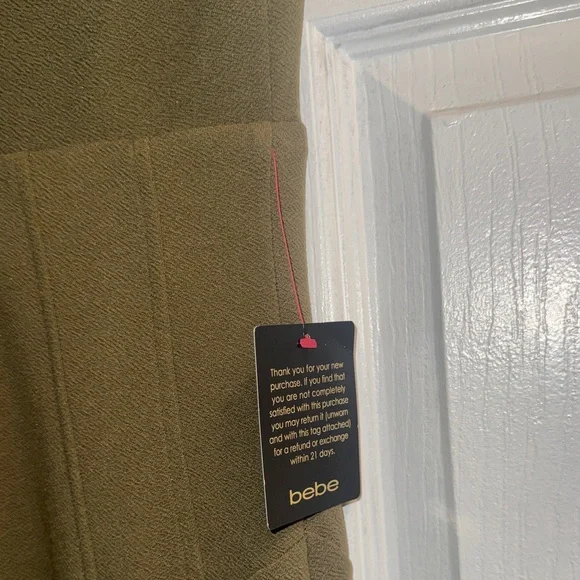 Bebe Chic Olive Green Midi Dress - Picture 9 of 11